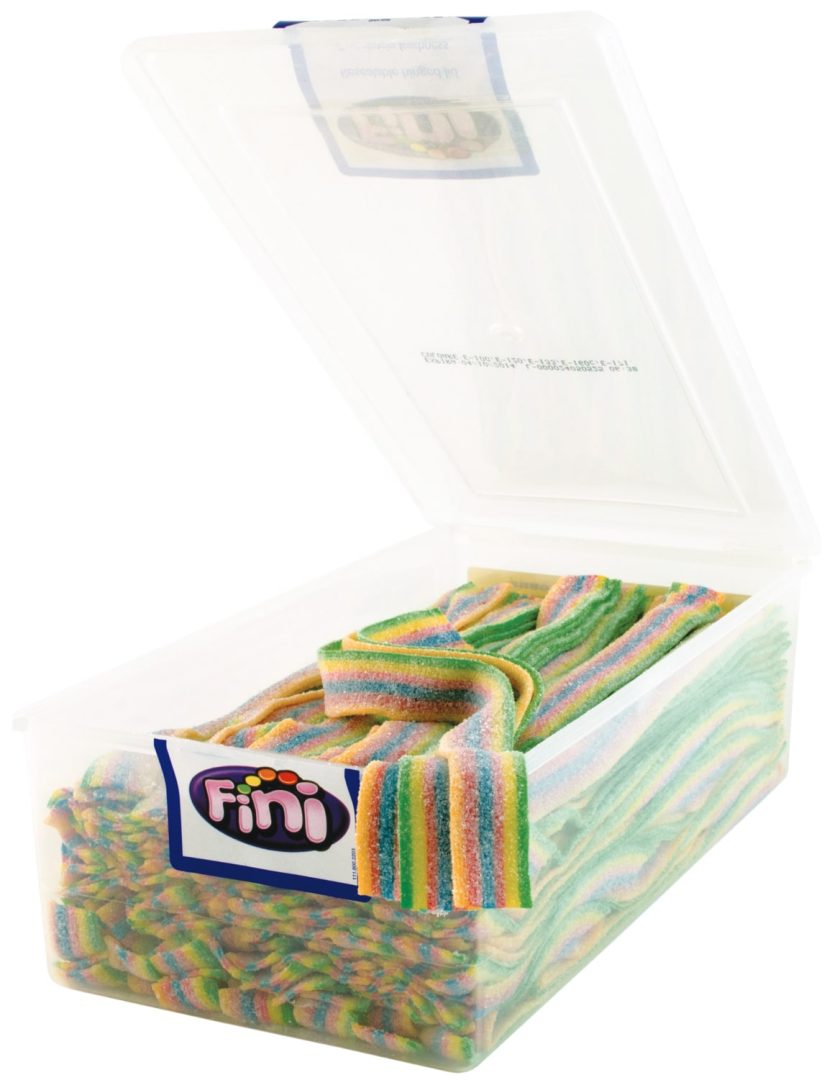 Extra savanyú tutti frutti szalag gumicukor - Fini Fizzy Fantasy Belts 1.7kg