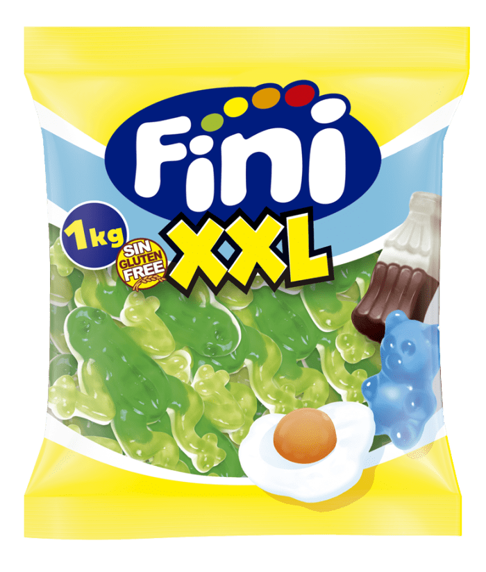 Óriás béka gumicukor fini 1kg