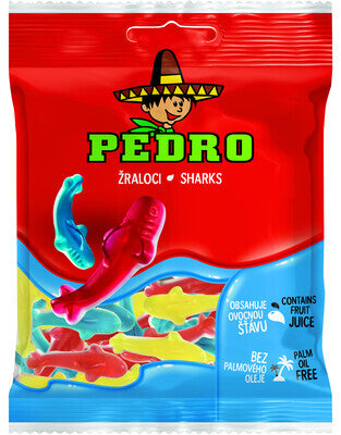 Cápa Gumicukor Pedro Sharks 80g