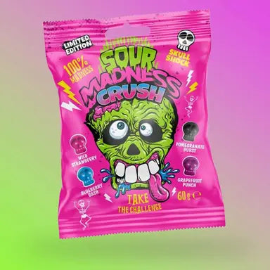 Sour Madness Crush savanyĂș cukorka 60g