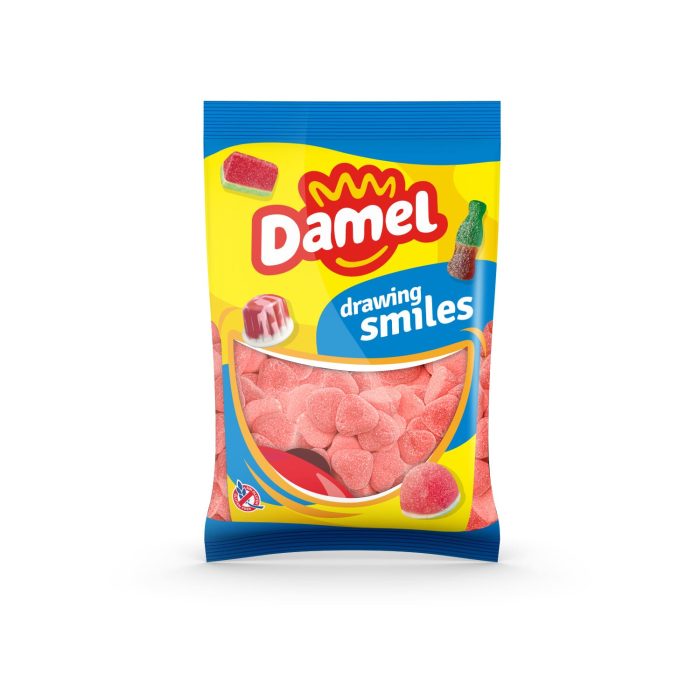Savanyú eper szív gumicukor damel 1kg