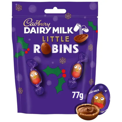 Cadbury Dairy Milk Christmas Little Robins Chocolate csoki falatok 77g