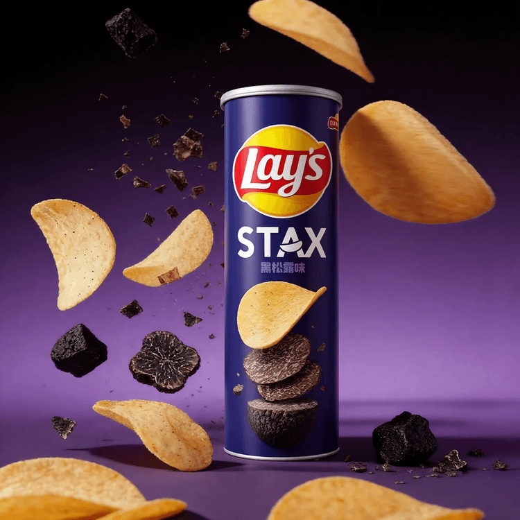 Lay‘s Stax Black Truffle Szarvasgombás chips 90g