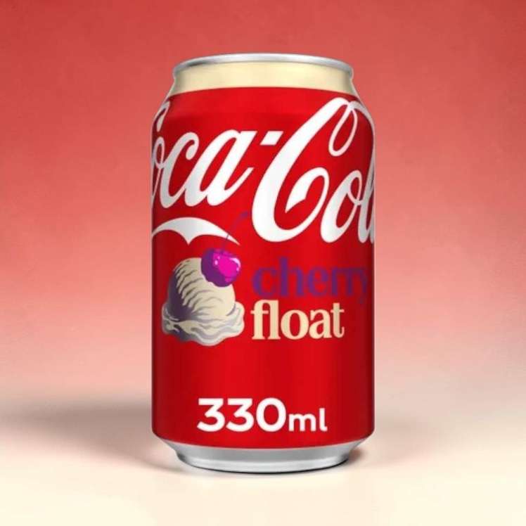 Coca Cola Cherry Float cseresznyés-vaníliakrémes szénsavas üdítő 330ml DRS