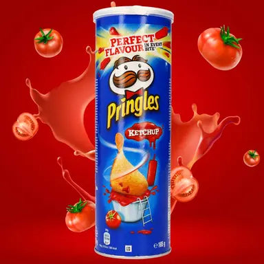 Pringles ketchup ízű chips 165g