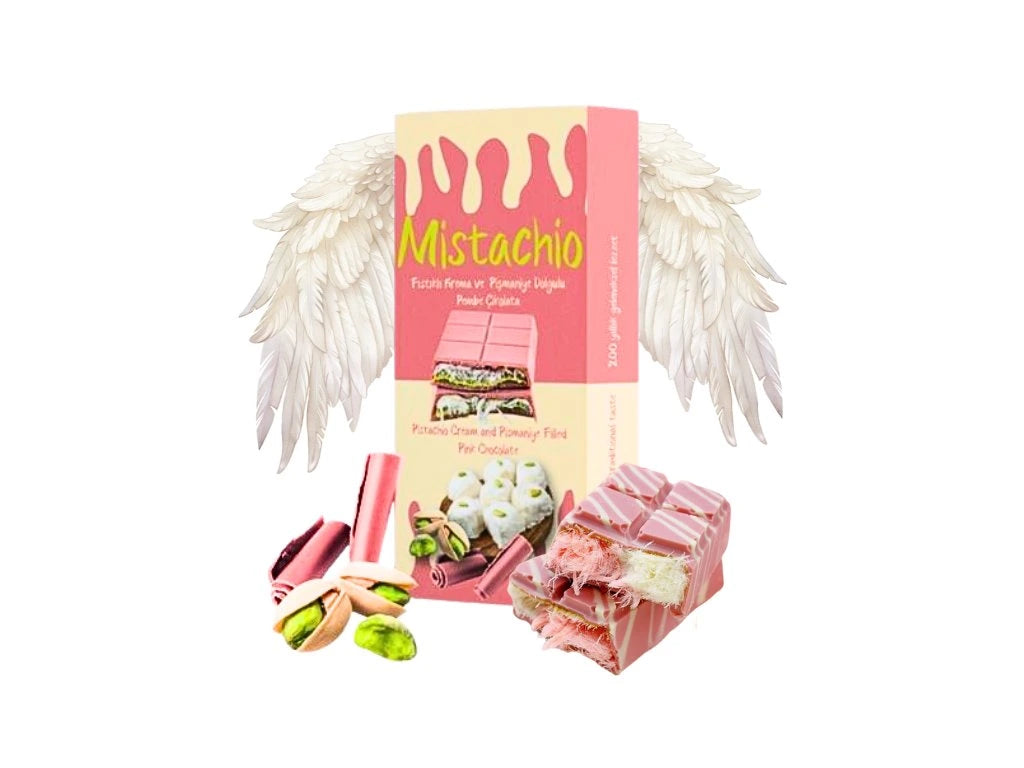 Angel Hair Chocolate 80g - Angyalhaj csoki pisztáciával és vattacukorral