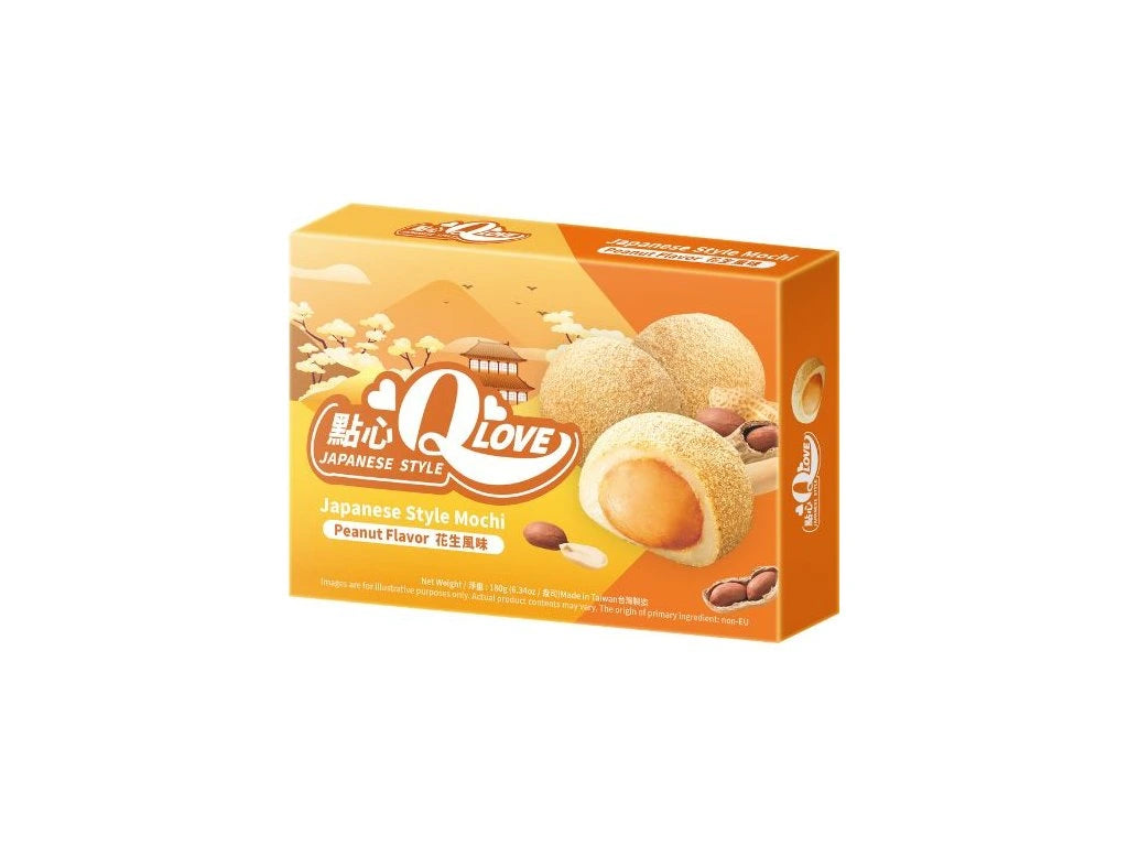QLove Tradicionális mogyorós mochi 180g