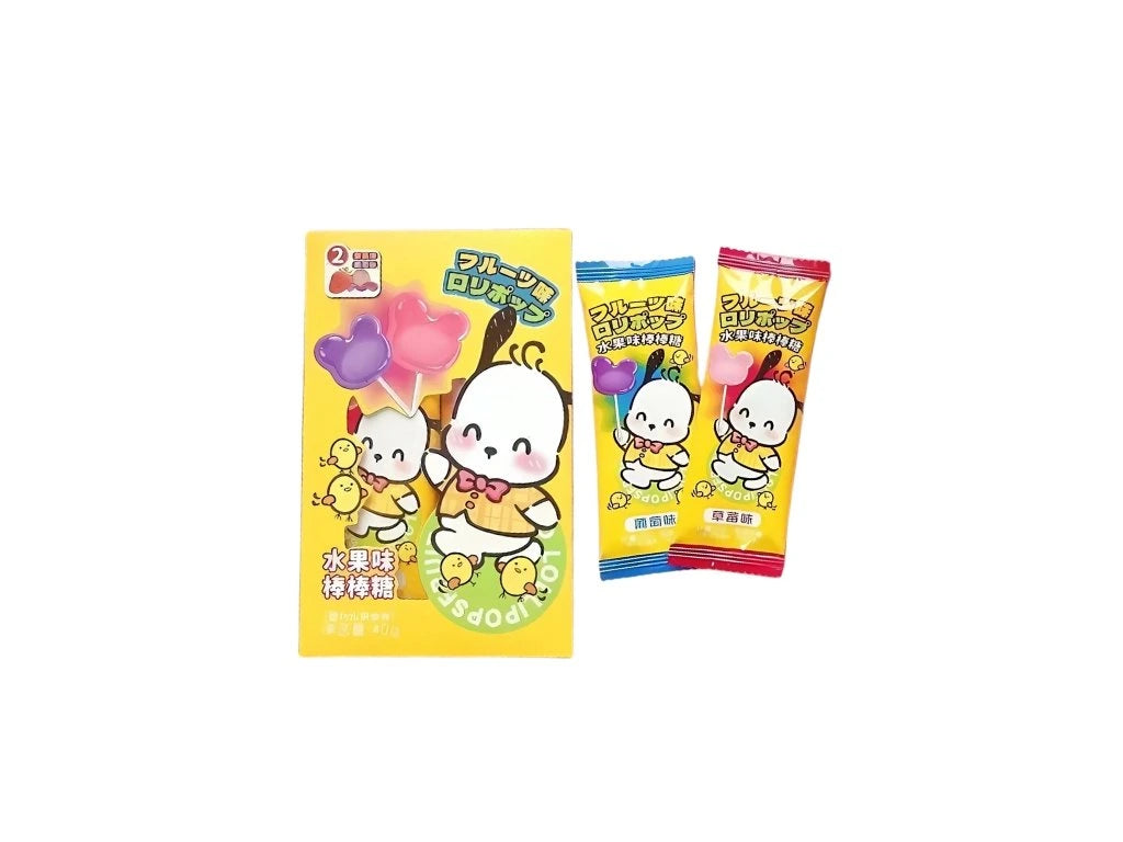 Aiyike Pochacco Gyümölcs nyalóka 40g