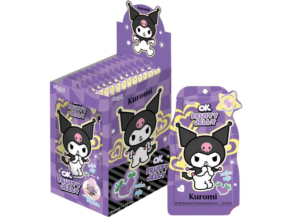 OK Kuromi Grape Fruity Jelly Szőlős gyümölcs zselé 65g