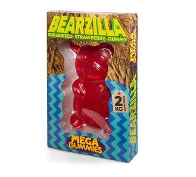 Mega Gummies Bearzilla eper ízű óriás gumimaci gumicukor 2kg
