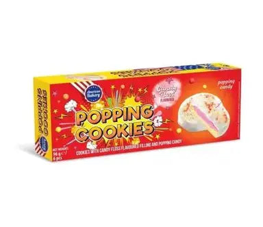 AB Popping Cookies vattacukorral töltött keksz robbanócukorral 96g