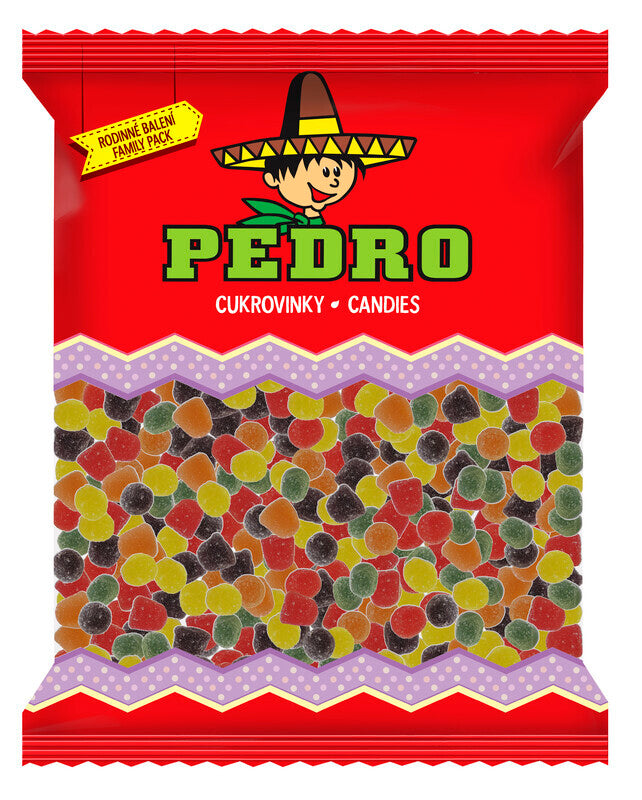 Retro Zselé gumicukor Mix Pedro 1kg Glutenmentes
