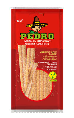 Extra savanyú Kóla szíj gumicukor Pedro 80g