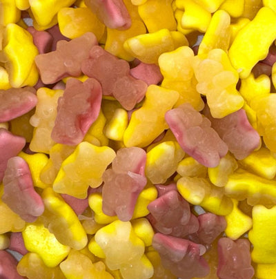 Damel töltött gumimaci gumicukor