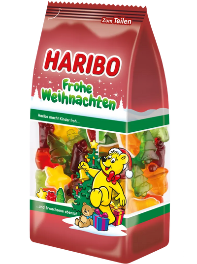 Haribo Frohe Weihnachten karácsonyi gumicukor mix 300g