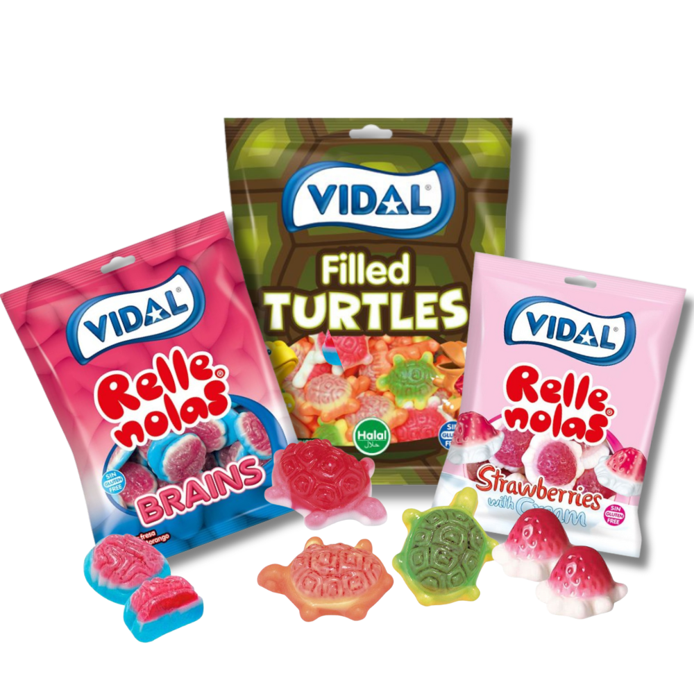 Töltött gumicukor válogatás 3x90g