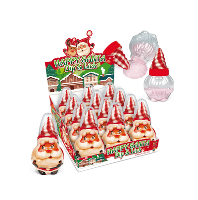 Happy Santa Dip n Lick dip -dipped lollipop 50g