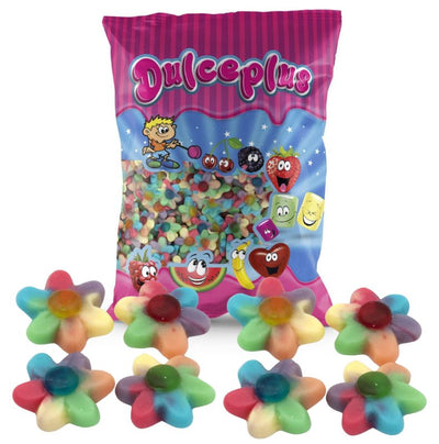 DulcePlus Multicolour Tutti Frutti Flower Gum Sugar 1kg