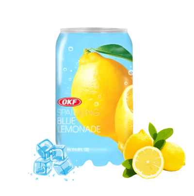 Băutură cu limonadă albastră spumantă de 350 ml