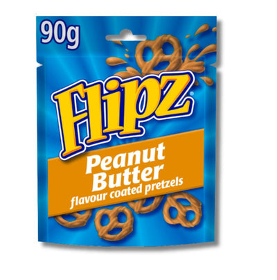 Flipz Peanut Butter Pretzels 90g - peanut butter pretzels