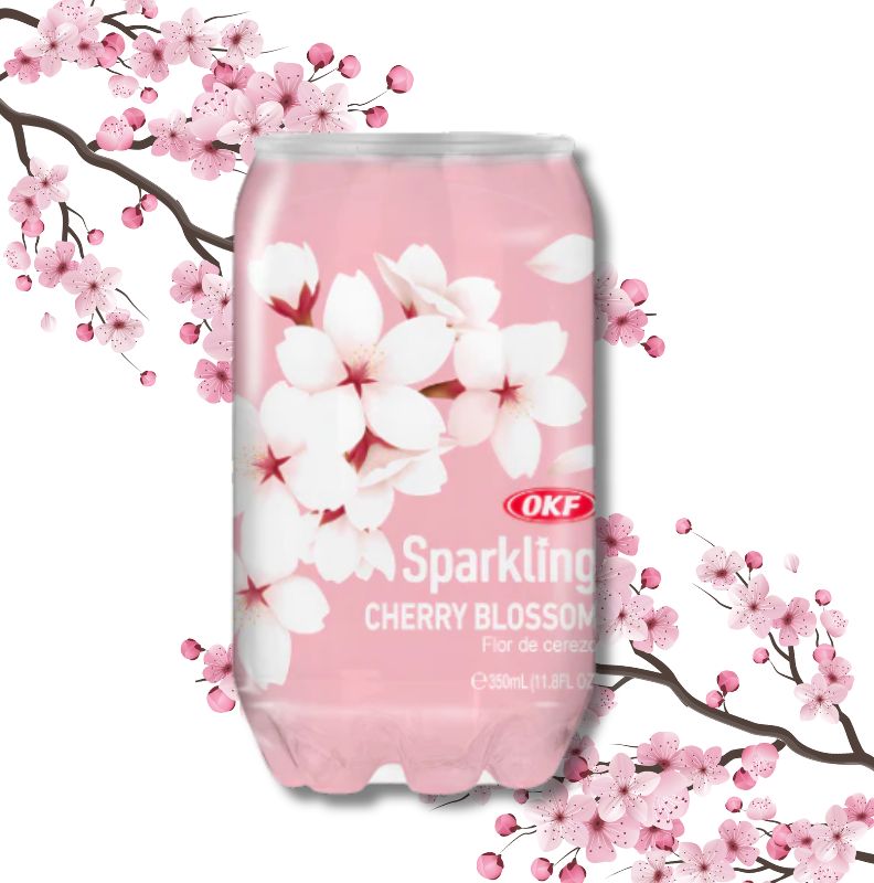 OKF Sparkling Cherry Blossom DRINK 350ml Cherry Flavor Taste Japanese Drink