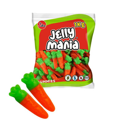 Jake Jelly Carrots 1kg - orange beet gum sugar 1 kg