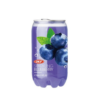 Băutură OKF Sparkling Blueberry 350ml - Băutură de afine carbogazoase