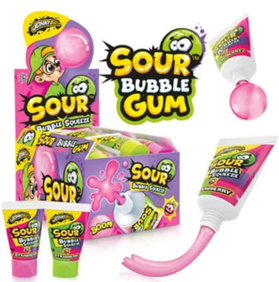 Johny Bee Sour Bubble SqueeZe - savanyú rágó 30g