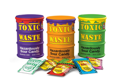Toxic Waste extra savanyú cukor - 🍭CandyDaddy🍬