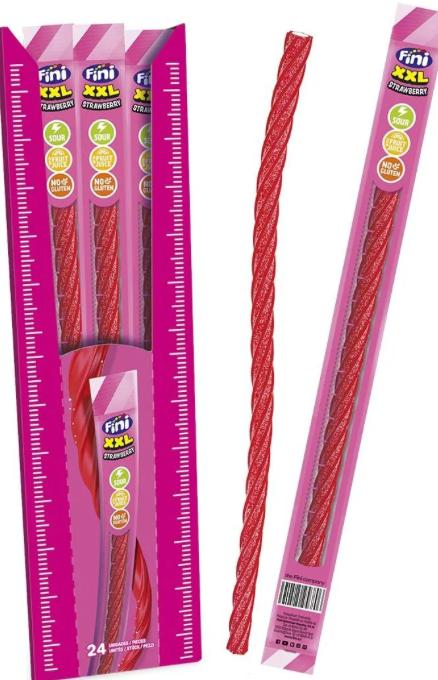 Fini óriás kábel 30g eper - 🍭CandyDaddy🍬