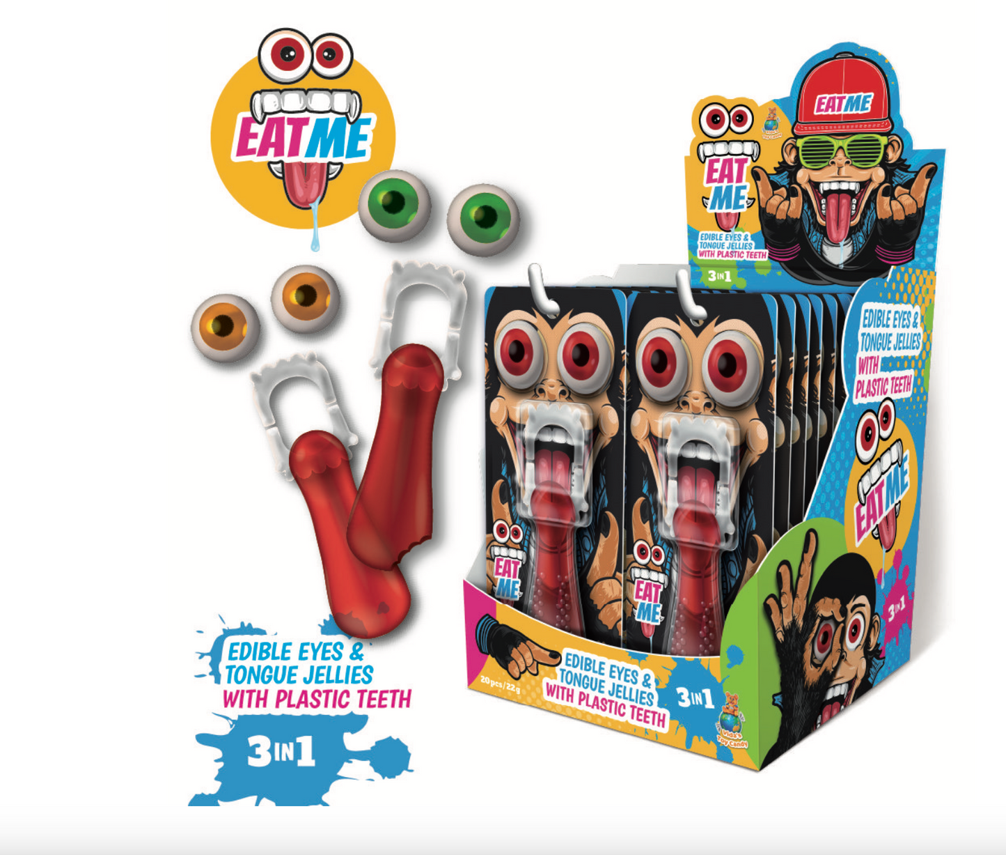Eat Me 3in1 edible Eye and Language 22g