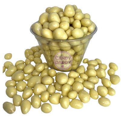 Albă arahide de ciocolată dragee 100g