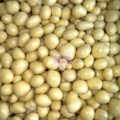 Albă arahide de ciocolată dragee 100g