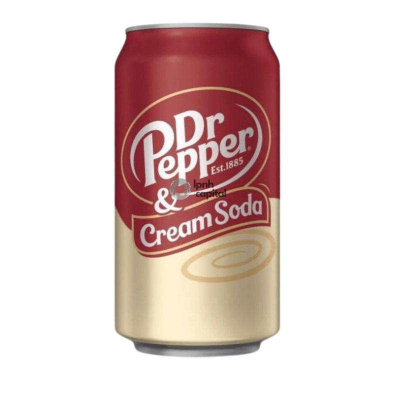 Dr. Pepper Cream Soda 355ml USA - 🍭CandyDaddy🍬