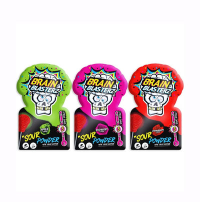 Brain Blasterz Sour Powder with Lolly Dipper - extra savanyú mártogatós nyalóka 10g