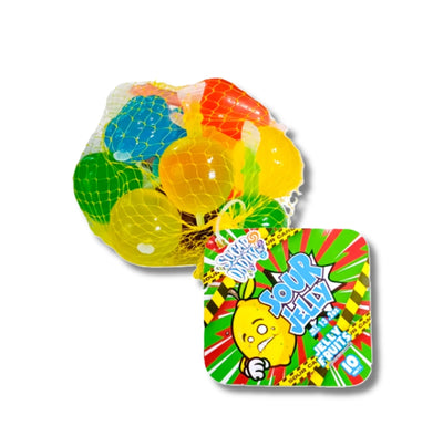 Sugar Daddy Sour Jelly Fruits - savanyú folyékony cukorzselé 370g