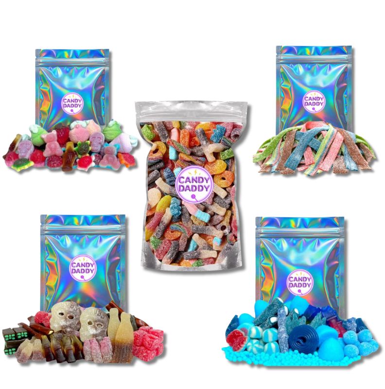 Best of Gum Sugar Mix Mega Selection 5x500g