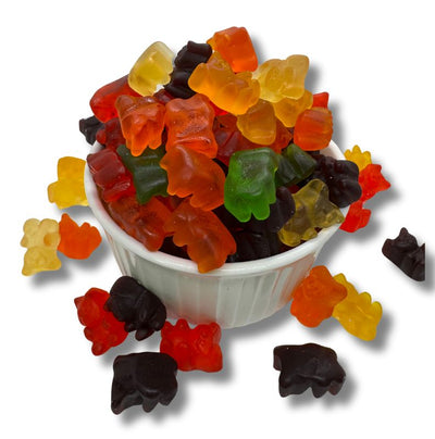 Gyümölcsös gumimacik