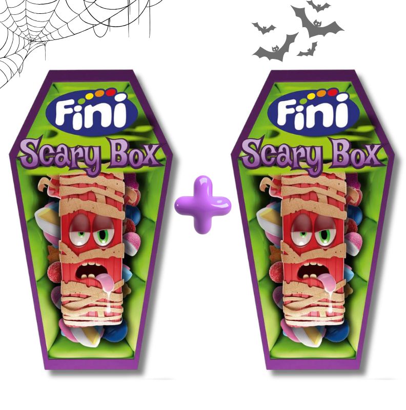 Pachet duo cu cutie de halloween Fini Halloween