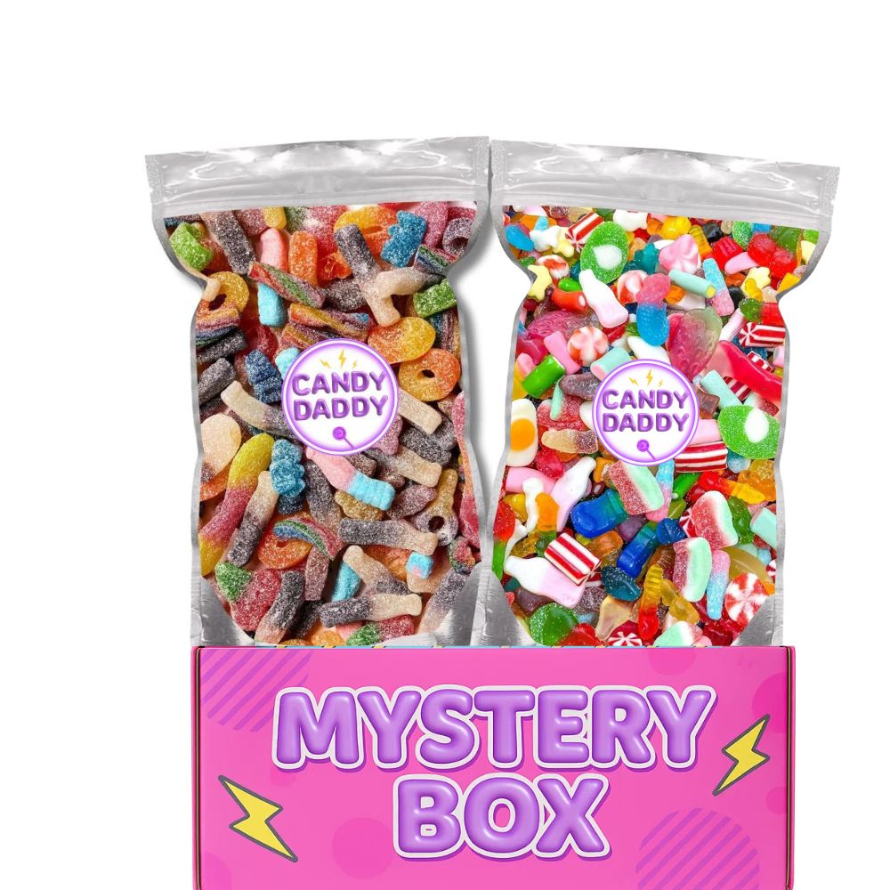 Savanyú - Édes gumicukor mystery box 1000g