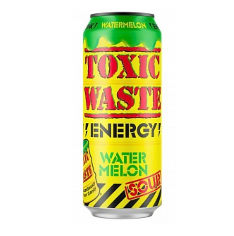 Toxic Waste Energy Drink Sour Watermelon 500ml extra savanyú dinnyés energiaital 18+