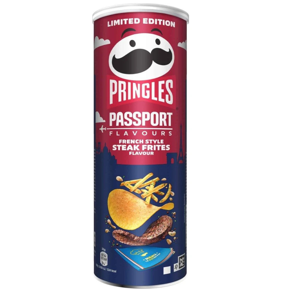 Pringles Passport francia stílusú Steak Frites 165g