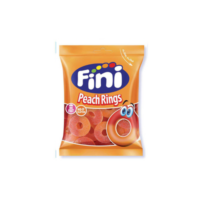 Fini Peach Ring-peach rings 75g