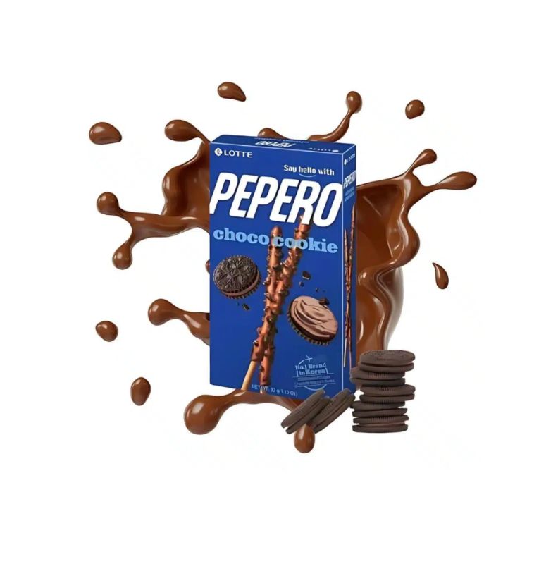 Lotte Pepero Choco Cookie 32g - Chocolate Ropi 32g