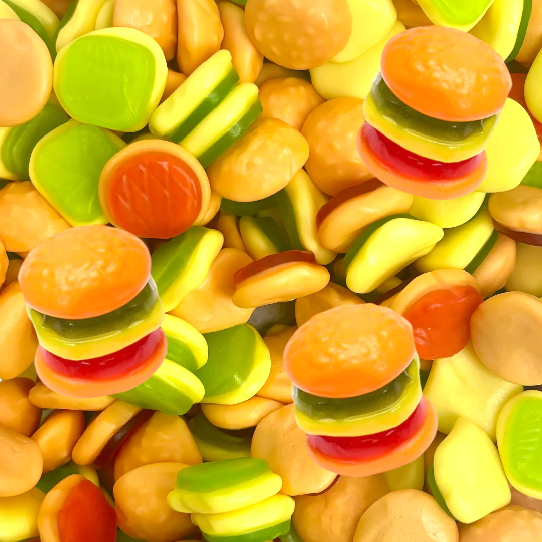 Hamburger gumicukor 80g Pedro