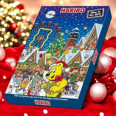 Óriás Gumicukros Adventi kalendárium Haribo világítós 300g