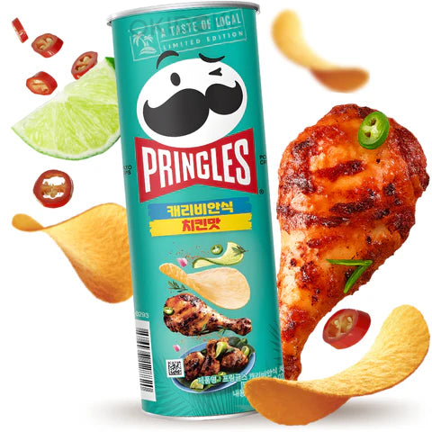 Pringles Caribbean Spiced Chicken 100g Sült fűszeres csirkés chips