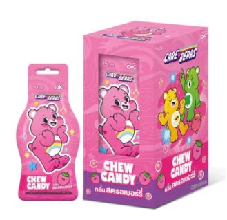 OK Care Bears Strawberry Chew Candy 16g epres cukorka
