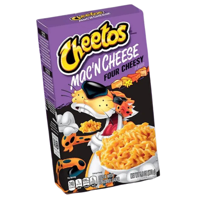 Cheetos Mac and Cheese Four Cheesy 170g I Négyféle Sajtos Tészta - 🍭CandyDaddy🍬