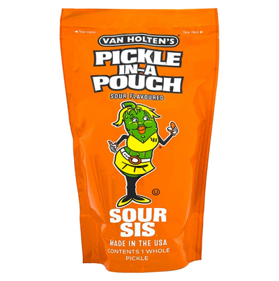 Van Holten's Sour Sis uborka 306g USA - 🍭CandyDaddy🍬
